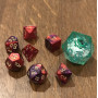 Chessex - Mini Gemini- Rouge Pourpre  - Doré - Mini Set