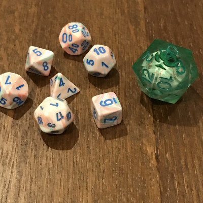 Chessex - Mini Festive - Pop Art  - Bleu  - Mini Set