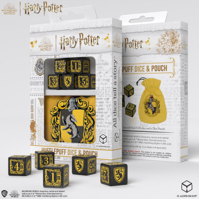 Harry potter - Sac et dés - Hufflepuff  - Poufsouffle