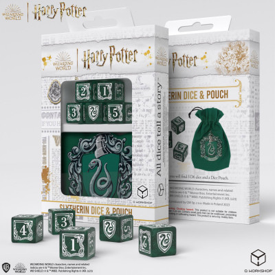 Harry potter - Sac et dés - Slytherin  - Serpentard