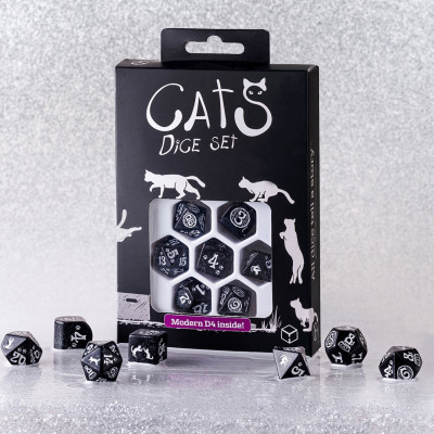 Cats - Set de dés - Waffle - Qworkshop