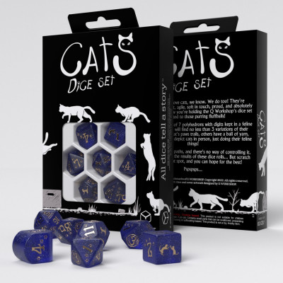 Cats - Set de dés - Meowster  - Qworkshop