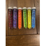 Chessex - Translucide - Neon - Orange - Blanc - Set 7 dés - CHX 30060