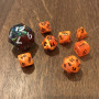 Chessex - Mini Vortex - Orange - Noir  - CHX 20433