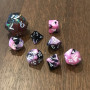 Chessex - Mini Gemini - Noir - Rose - Blanc - CHX 20630