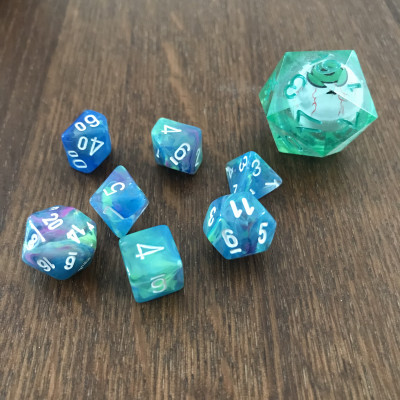 Chessex - Mini Signature - Waterlily - Blanc - CHX 20546