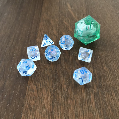 Chessex - Mini Borealis - Icicle - Bleu - CHX 20581