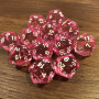 Dés Gem - D20 - Magenta - Blanc - HD