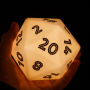 Led D20 86mm Dice Rechargeable