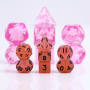 Mini Dice - D10 dizaine - Rouge - Noir - Fluo - HD