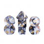 Mini Dice - D12 - Noir Blanc  - Doré - Blend - HD