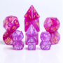 Mini Dice - D12 - Glitter - Pourpre - Argenté -  HD