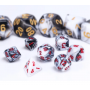 Mini Dice - D12 - Blend - Noir - Blanc - Rouge-  HD