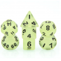 Mini Dice - D4  - Fluo - Blanc - Noir -  HD