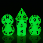 Mini Dice - D12  - Fluo - Blanc - Noir -  HD