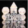 Mini Dice - D12  - Translucide - Clair - Noir -  HD