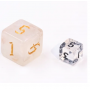 Mini Dice - D12  - Translucide - Clair - Noir -  HD