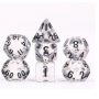 Mini Dice - D8  - Translucide - Clair - Noir -  HD