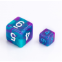 Mini Dice - Set 7 dés - Blend - Sarcelle - Pourpre- Bland - HD