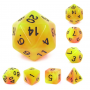 Fluorescent - D12- Jaune - Orange - Noir - HD