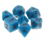 Fluorescent - D10 unité  - Bleu - Noir - HD