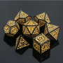 Opaque Magic Flame - D8   - Doré  - Noir - HD