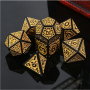 Opaque Magic Flame - D20   - Doré  - Noir - HD