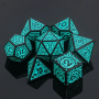 Opaque Magic Flame - D12 - Sarcelle  - Noir - HD