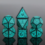 Opaque Magic Flame - D6 - Sarcelle  - Noir - HD