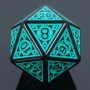Opaque Magic Flame - D4 - Sarcelle  - Noir - HD