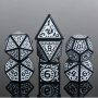 Opaque Magic Flame - D6  - Argenté  - Noir - HD