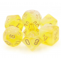 Dés Milky - D10 unité  - Jaune - Doré - HD