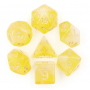Dés Milky - D10 unité  - Jaune - Doré - HD