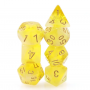 Dés Milky - D10 dizaine  - Jaune - Doré - HD
