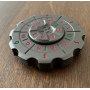 Spinning Dice - Metal - Noir - gris - Rouge