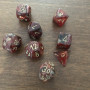 Chessex - Lab Dice 8  - Borealis -  Cosmos - Doré - CHX 30064