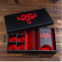 Coffret - Cuir - Rouge  - Tour à dés - Udixi