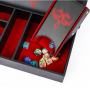 Coffret - Cuir - Rouge  - Tour à dés - Udixi
