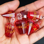 Dés Potions  - Set 7 dés - Rouge - Udixi