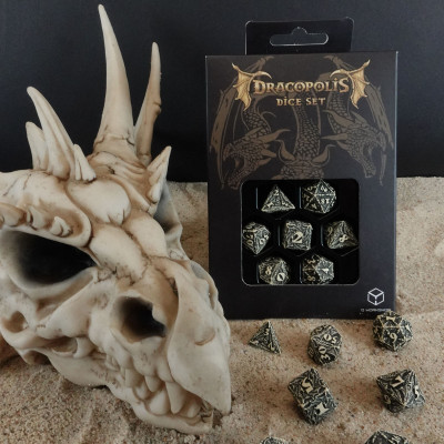 Dracopolis - Set de dés - Scandinavian Black Fang - Qworkshop
