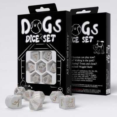 Dogs - Set de dés - Charlie - Qworkshop