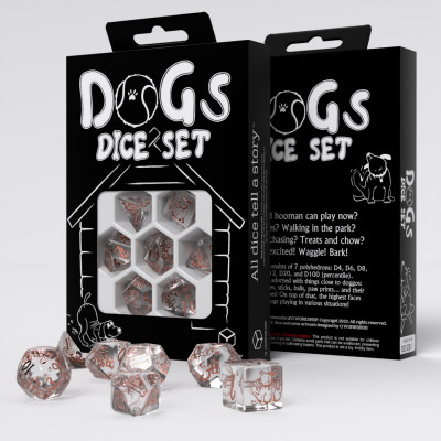 Dogs - Set de dés - Bubbles - Qworkshop