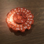 Spinning Dice - Metal - Rouge - Blanc