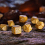 Dwarven - Set de dés - Doré  - Qworkshop