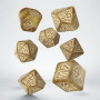 Dwarven - Set de dés - Doré  - Qworkshop