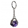 Porte clef dragon avec D20 Pourpre