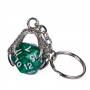 Porte clef dragon avec D20 Vert