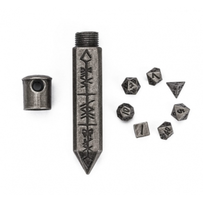 Set mini 7mm avec Contenant en forme de balle - Argenté - Udixi