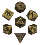 Set mini 7mm avec Contenant en forme de balle - Doré - Udixi
