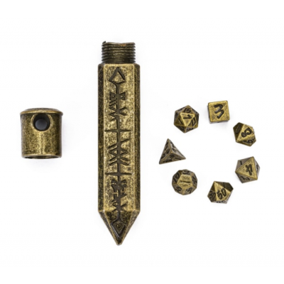 Set mini 7mm avec Contenant en forme de balle - Doré - Udixi